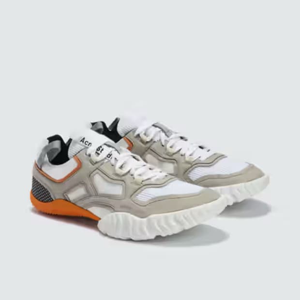  [42] 아크네 스튜디오 베룬 스니커즈 그레이 오렌지