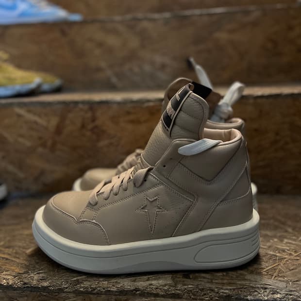 Rick Owens 컨버스 x 릭오웬스 터보웨폰 하이 베이지 285