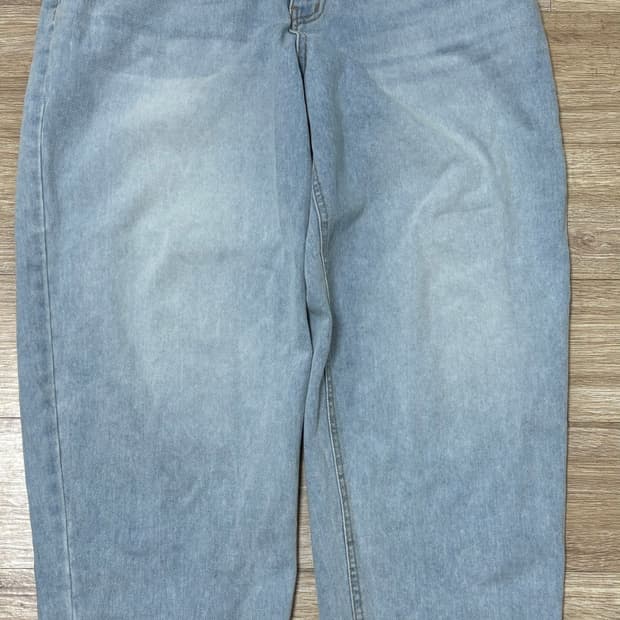 Smart Daisy Baggy Jeans (Light Indigo)