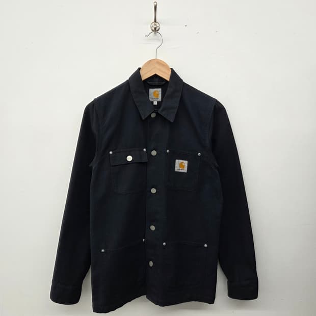 칼하트 블랙 워크 자켓 셔츠 남s