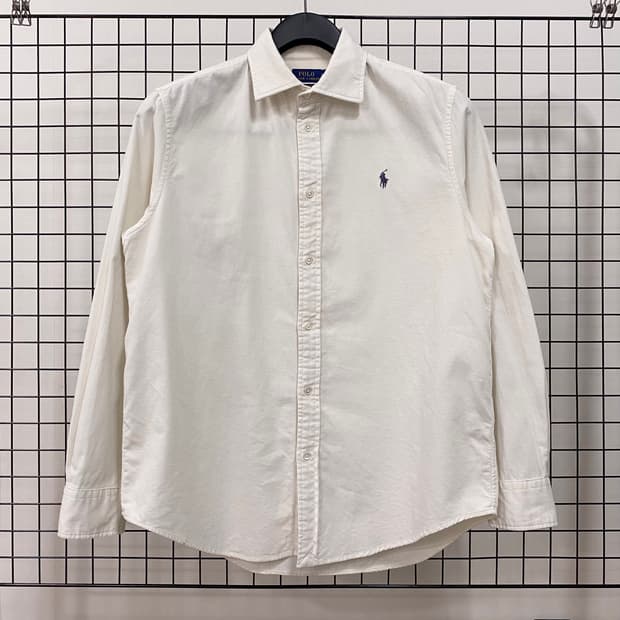 폴로 랄프로렌 QR신형 코듀로이 셔츠 아이보리