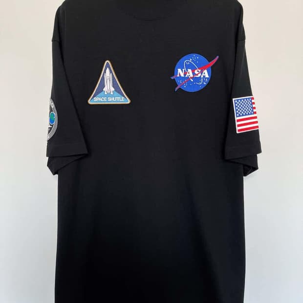 [S] 발렌시아가 나사 오버핏 반팔티셔츠 NASA