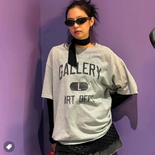 [정품] 갤러리디파트먼트 반팔 티셔츠 M(100) 제니착용