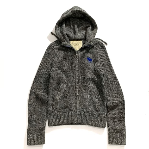 아베크롬비 니트 후드집업  
