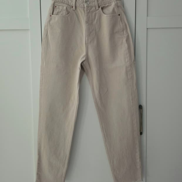 자라 베이지팬츠 면바지