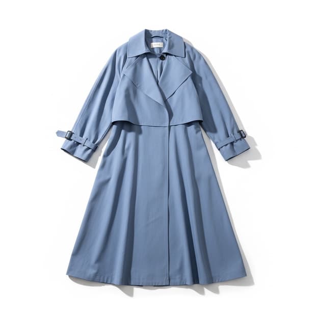 부부의 세계 김희애 착용 드미어 트렌치 코트 블루 FREE