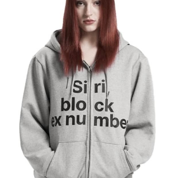 오도어 시리 후드집업 그레이