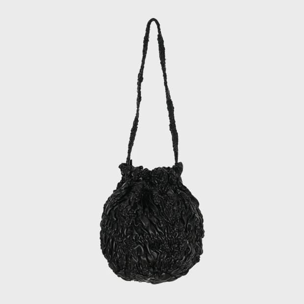 COSMOSS Wrinkle Pumpkin Leather Bag