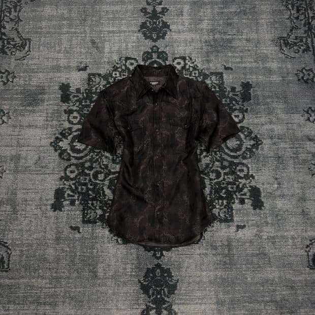 Tornado mart python pattern half shirts