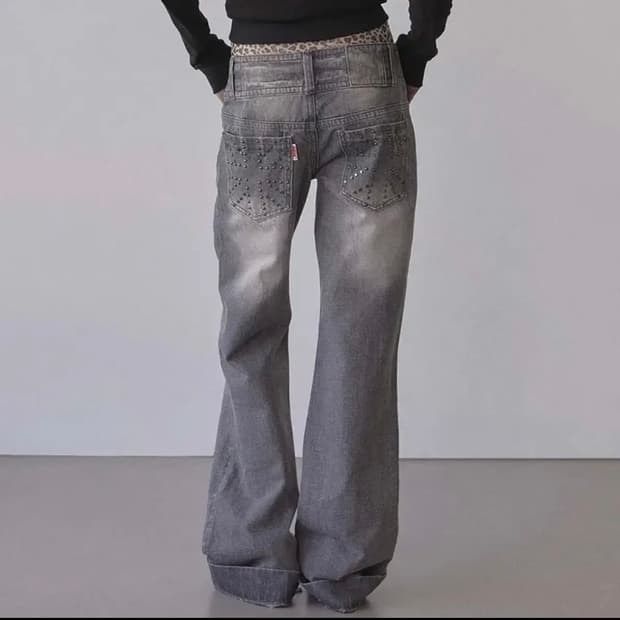 스컬프터 Union Jack Engineered Denim Gray