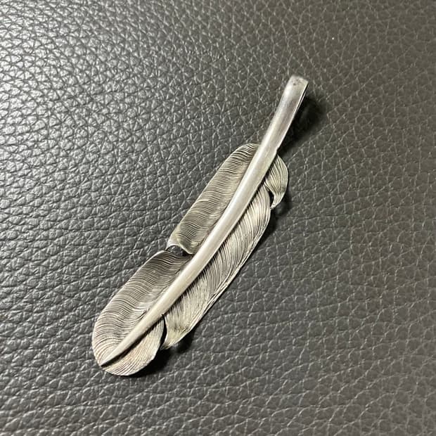 네이티브 아메리칸 실버 페더 펜던트