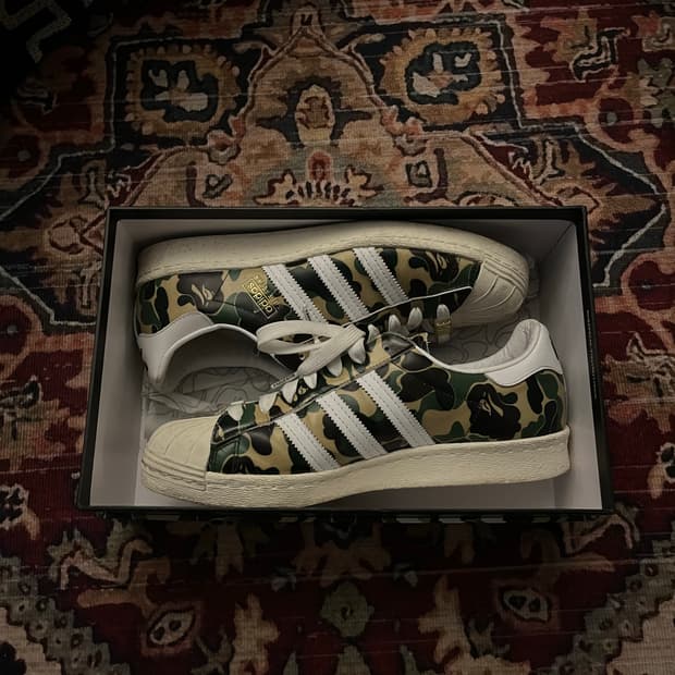 아디다스 X Bape 슈퍼스타