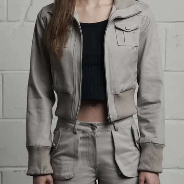 시너진 카고크롭점퍼자켓 판매해요