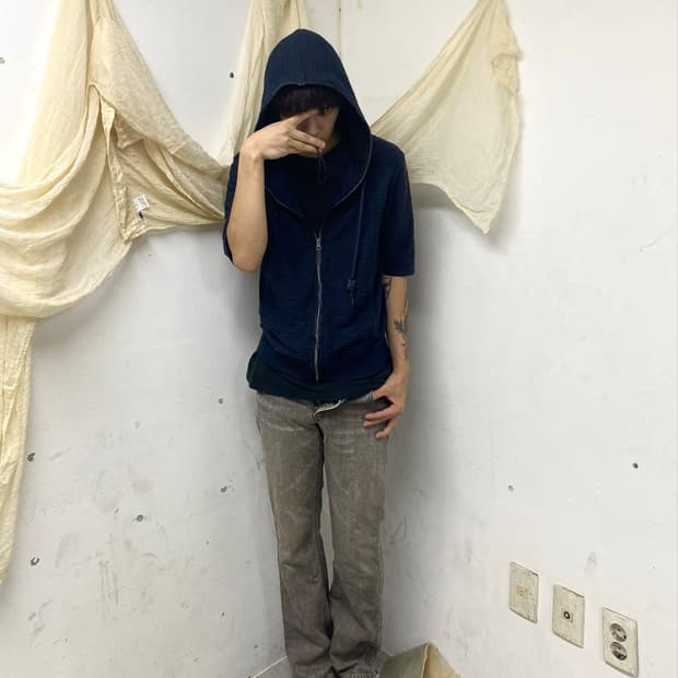 (Louis Chavton)Deep Navy 1/2 Hoodie Zip