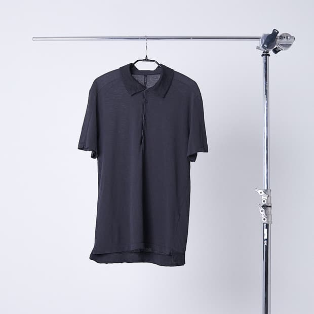 Transit Uomo Cotton Linen Polo T-Shirt