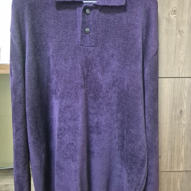 커스텀멜로우 퍼플 니트