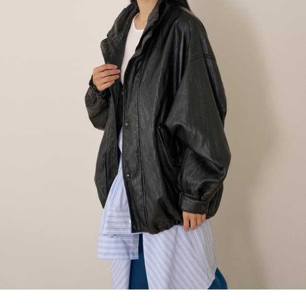 그랑메종 오버 하이넥점퍼 새상품