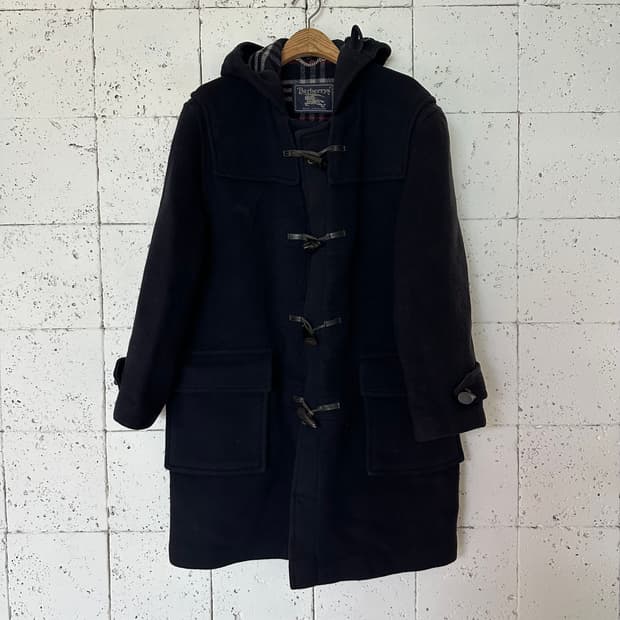 XL 버버리 더플코트 네이비