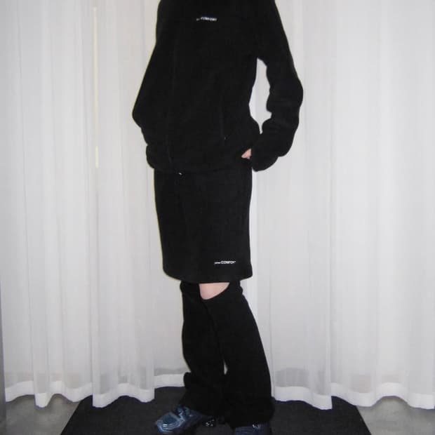 지초이컴포트 jichoi 24-006 플리스 스커트 팬츠1