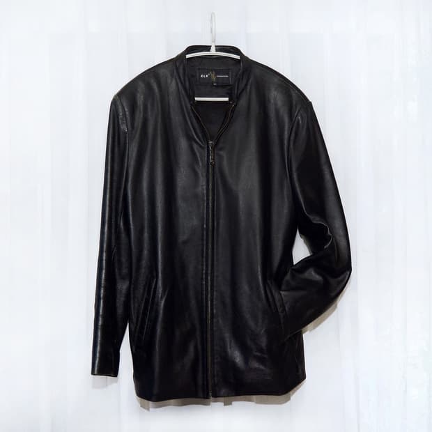 엘크 (ELK) 천연 양가죽 헨리넥 집업 싱글 라이더 자켓 (100)