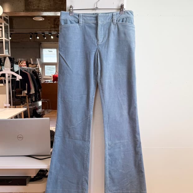 폴로 랄프로렌 블루 코듀로이 팬츠 