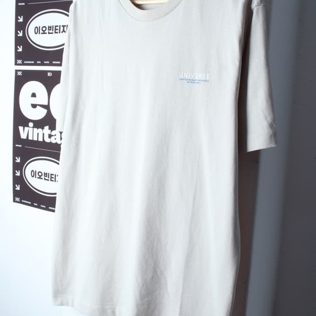 (L-2XL) 앤드지 반팔 티셔츠 새상품 빅사이즈 베이지-H33014
