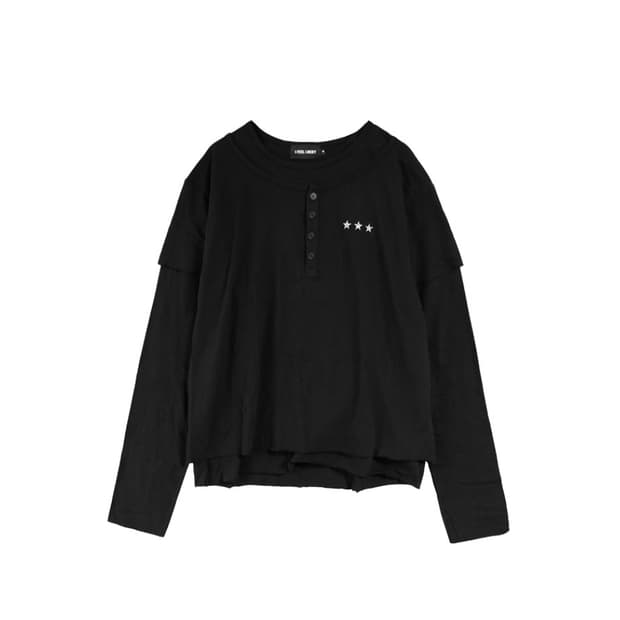 [IFEELUCKY : 아이필럭키] LAYERED CROSS LONG S