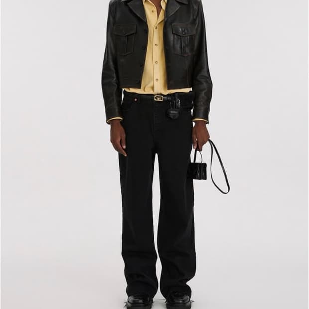 렉토 밀리터리 레더 s