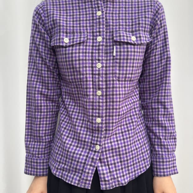 mont-bell check shirt