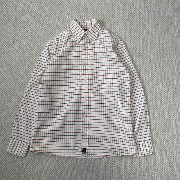 Van 반 아이비 체크 셔츠