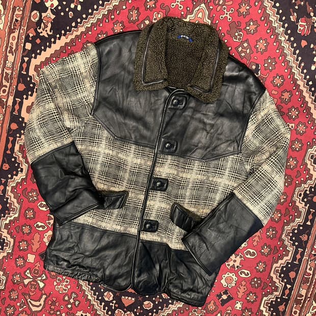 ( L-XL ) 가죽자켓 가죽코트 레더자켓 가죽하프코트 빈티지가죽