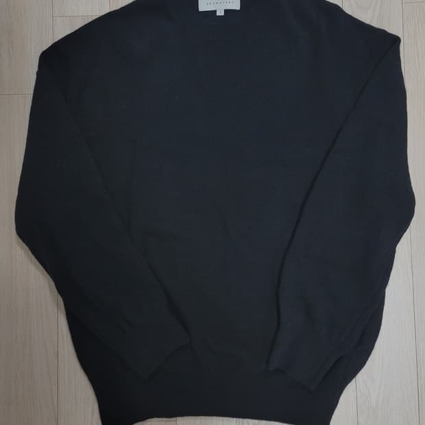 [4사이즈] 23FW 브라운야드 캐시미어 크루넥니트 블랙