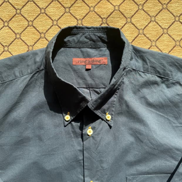 네이비 베이직 셔츠