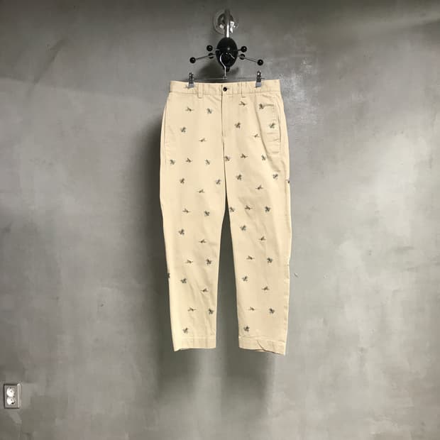 폴로 랄프로렌 멀티 자수 치노 팬츠 베이지 32/30