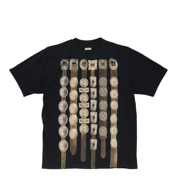 새상품) 캐피탈 20 크루 콘초 벨트 프린트 티셔츠