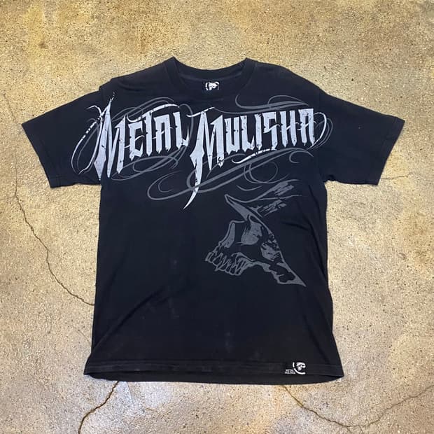 미국 빈티지 메탈 멀리샤 METAL MULISHA 락티셔츠 반팔티