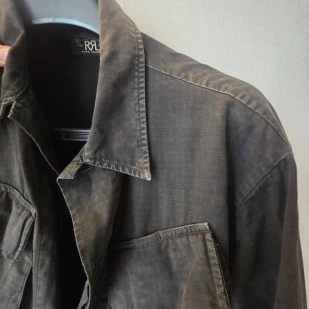 RRL 워싱 정글퍼티그자켓 L (오버셔츠) 더블알엘
