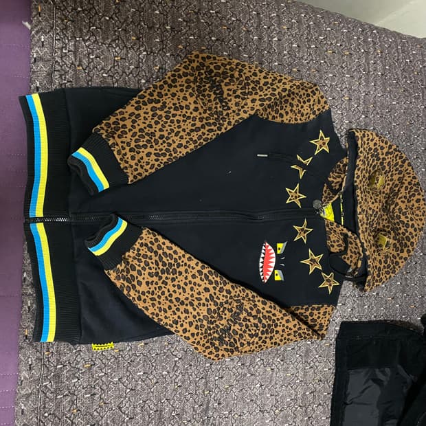 Eistinko 레오파드 후드집업 M