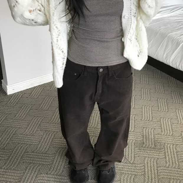 헤비브 푸딩 니트 가디건 PUDDING KNIT CARDIGAN