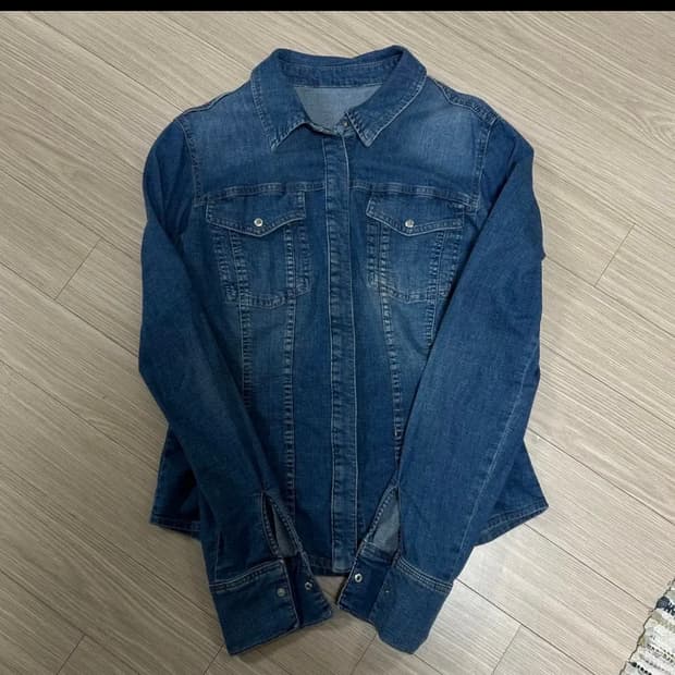 자라 데님 셔츠