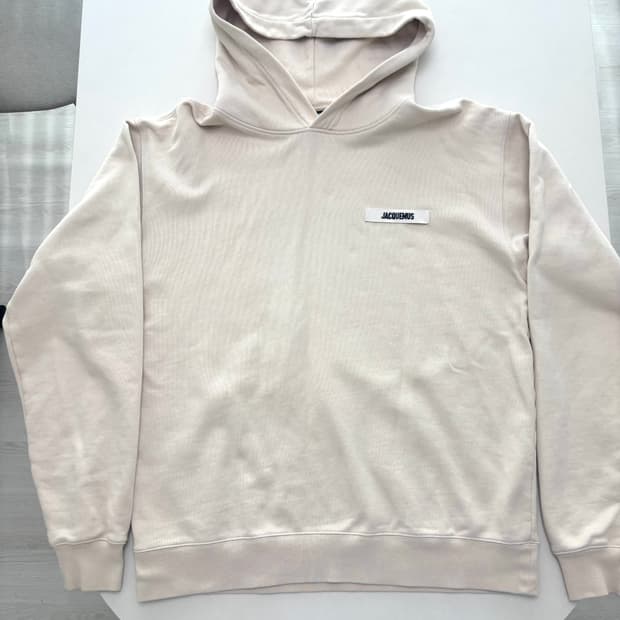 [자크뮈스] 르 후디 그로그랭 후드 (베이지, XL)