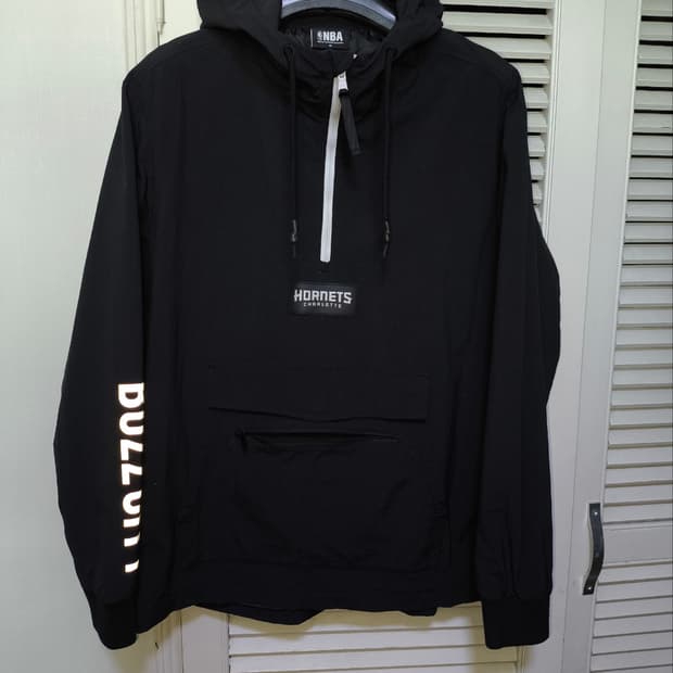 XL NBA 샬럿호네츠 리플렉티브 아노락 후드