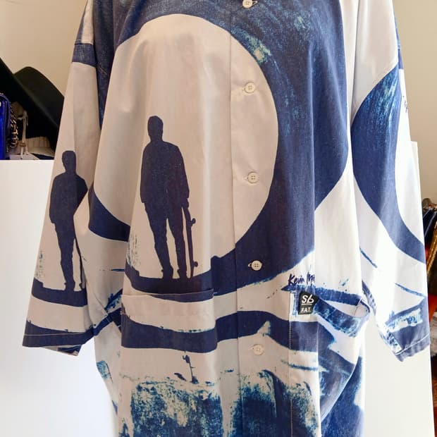 F.A.T. × Kevin Métallier 콜라보 아트 프린트 오버핏 