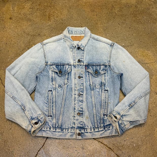 레어 90s Made in USA 빈티지 리바이스 청자켓 데님자켓