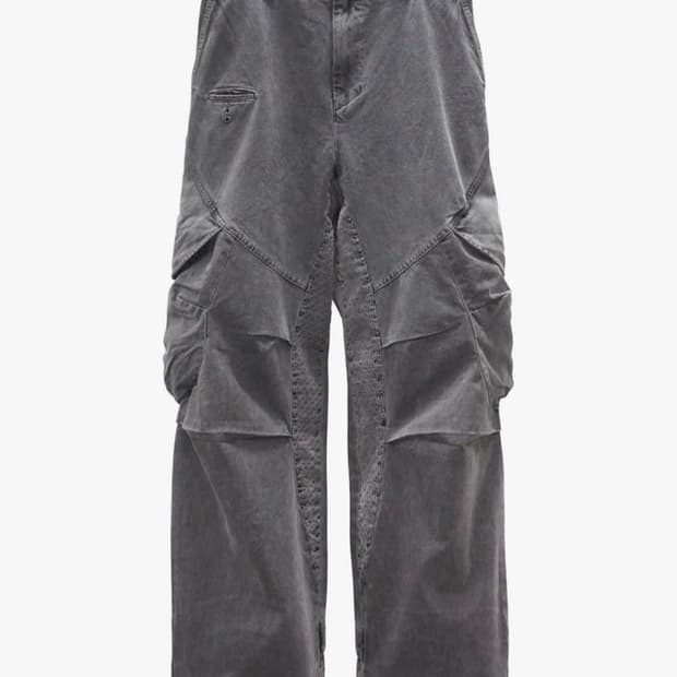 [s]이그노타 코어:5 워시드 카고 팬츠 차콜