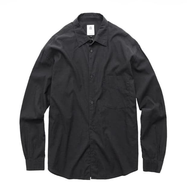 폴리테루 텐코 루즈드 셔츠 2.0 다크 네이비