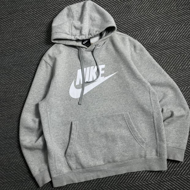 나이키 NSW 스우시 그레이 기모 후드 티셔츠y 4451