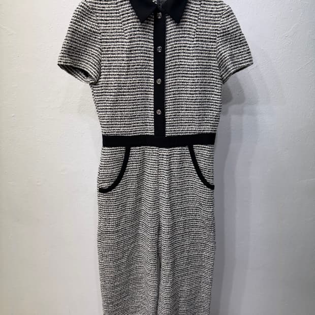 정품) maje 마쥬 트위드 반팔 원피스 36