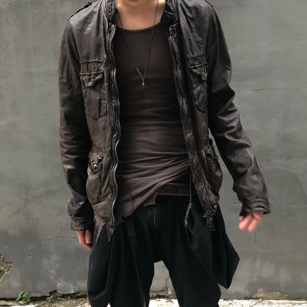 조르지오 브라토 아티잔 레더 자켓