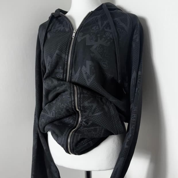 스투시 올드후드집업